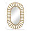 Ojai Oval Jute Beveled Wall Mirror