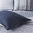 Navy King Bed Comforter - 7 Piece With Soft Microfiber Back Elegant Bedding Pieces Materials-118742550