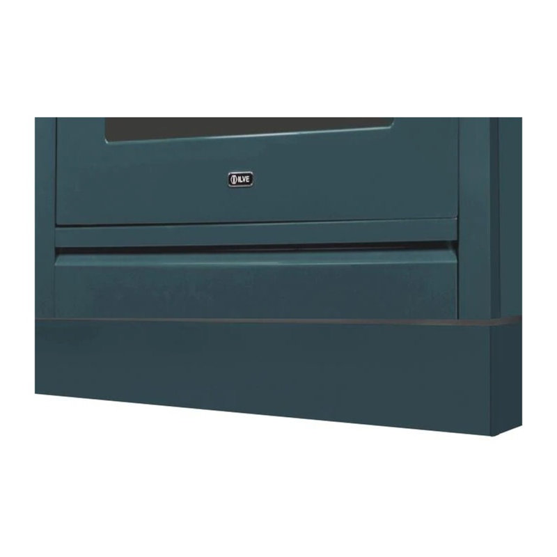 Ensemble de garniture ILVE Nostalgie And Professional, H 6 po x l 36 po x P 6 po, Bleu gris