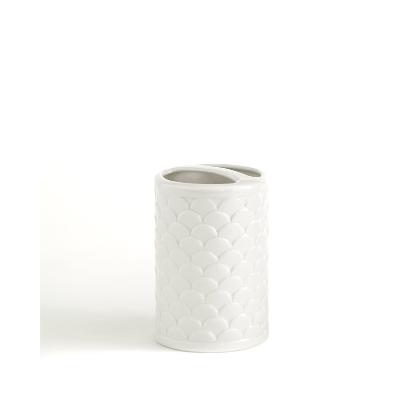 Tannenbaum Porcelain China Toothbrush Holder