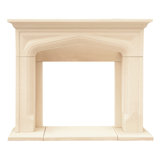 Chateau Pisa Cast Stone Fireplace Surround with Hearth & Filler panels
