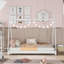 Lit plateforme simple avec structure triangulaire, conception sûre et robuste pour les chambres de personnes-907854699
