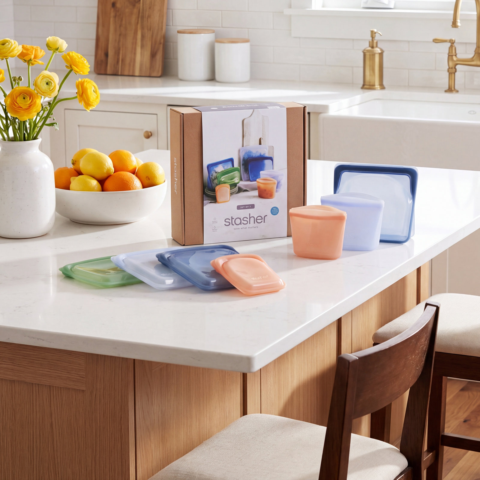 Variety 7-Piece Food Storage Bag Set, Variety