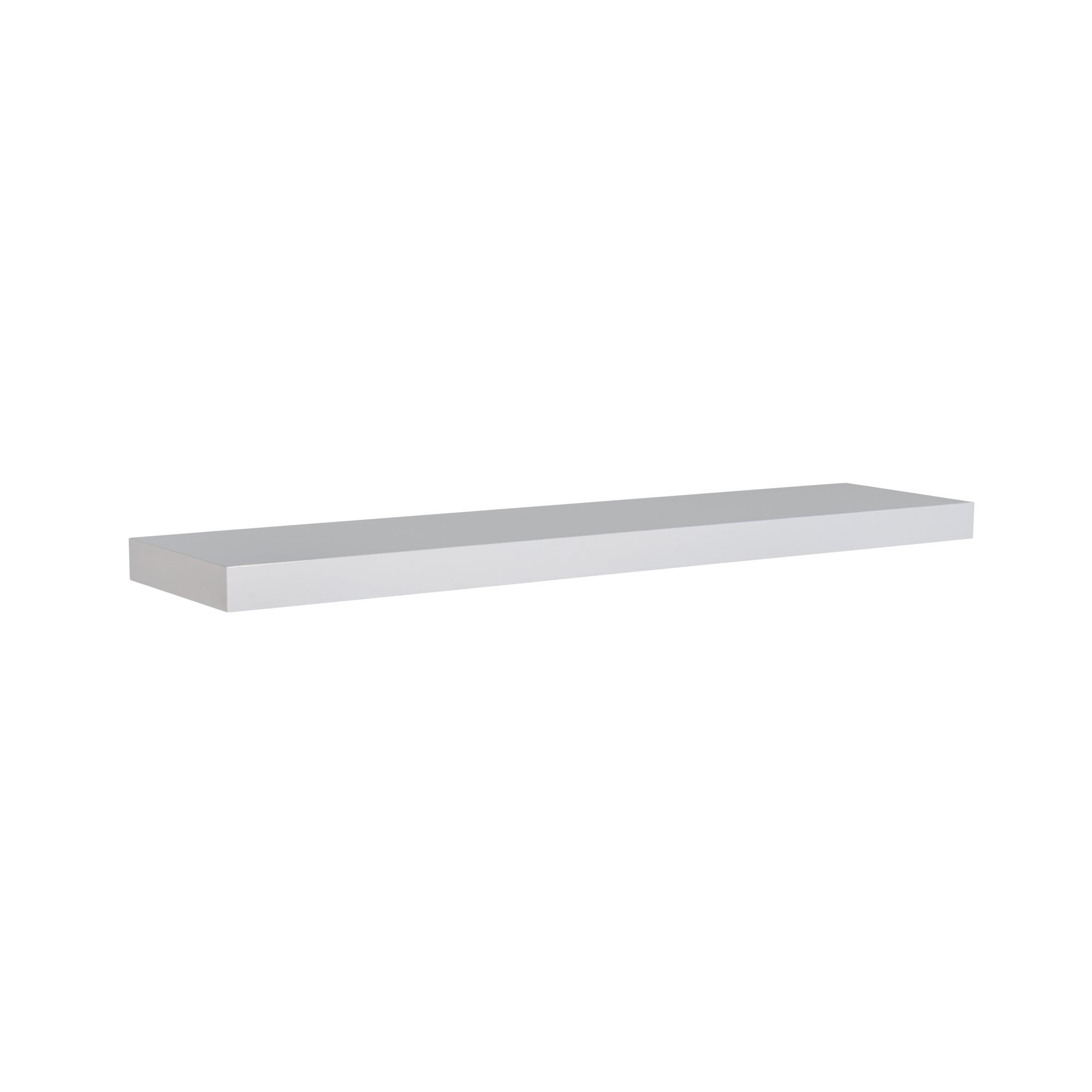 Sherice Floating Shelf, White, 1.97" H x 36.23" W x 10.24" D
