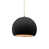 Noir carbone mat / or champagne