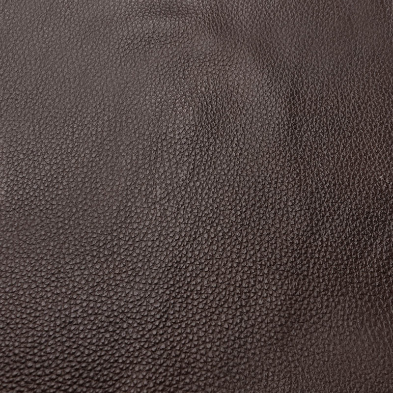 Fauteuil club pivotant rembourré Mayoworth, Cuir véritable Brookfield Pirouette espresso fonc