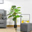 Arbre Monstera artificiel 4 pi, plante artificielle en pot de chambre de bébé pour décoration intérieure ou extérieure