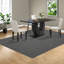 Modern Dining Table Sets For Home, Black Wood, 63-inch Mdf, Kitchen & Apartment