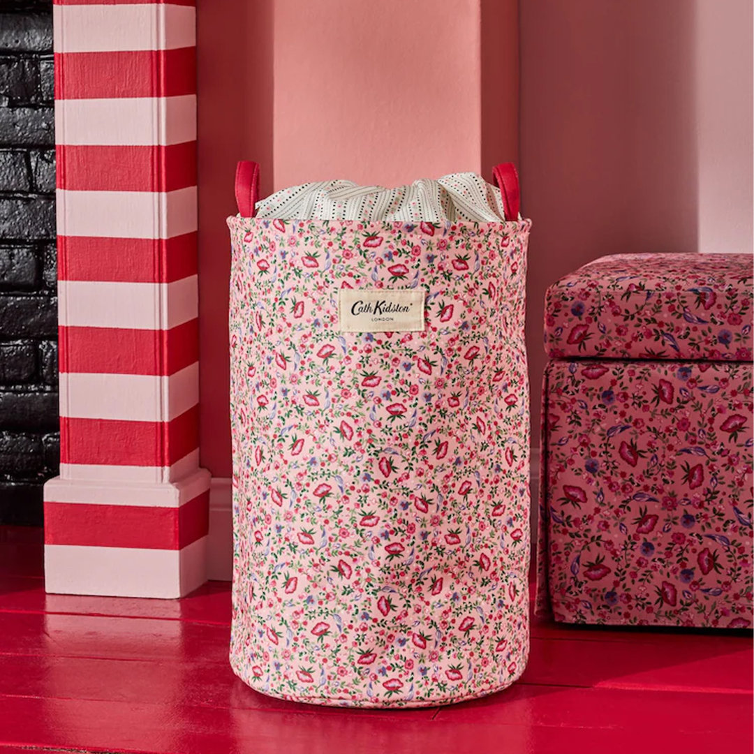 Cath Kidston Pink Floral Laundry Bag