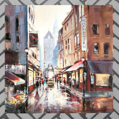BRENT HEIGHTON Traditional Cities & Countries Wall Decor on Ceramic