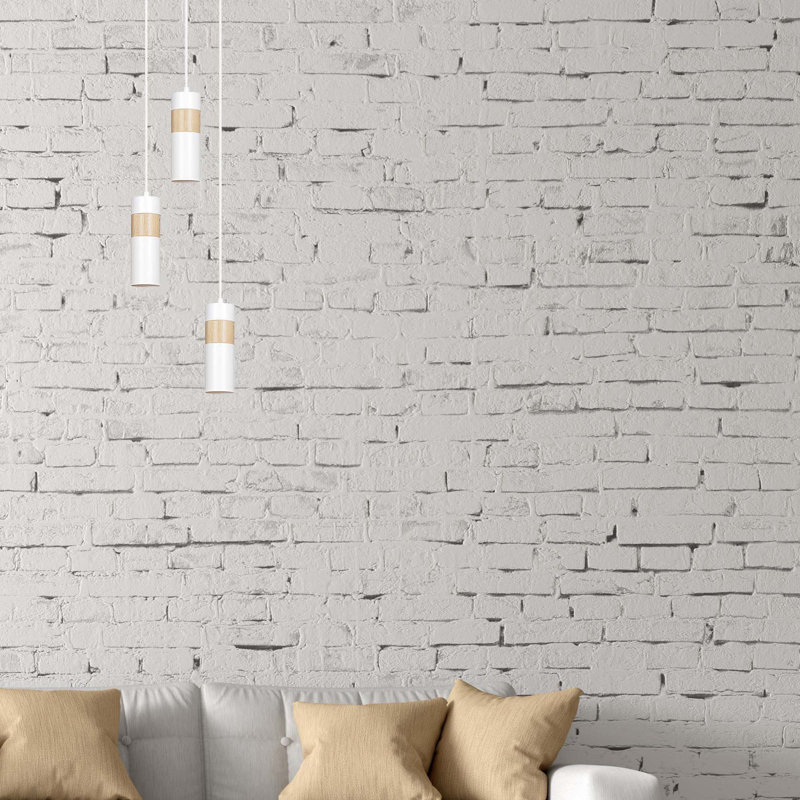 Cognato 1 - Light Cylinder Pendant, White