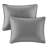 3 Piece Quilt Set Grey King/Cal King