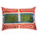 Housse et insert de coussin rectangulaire en soie / velours