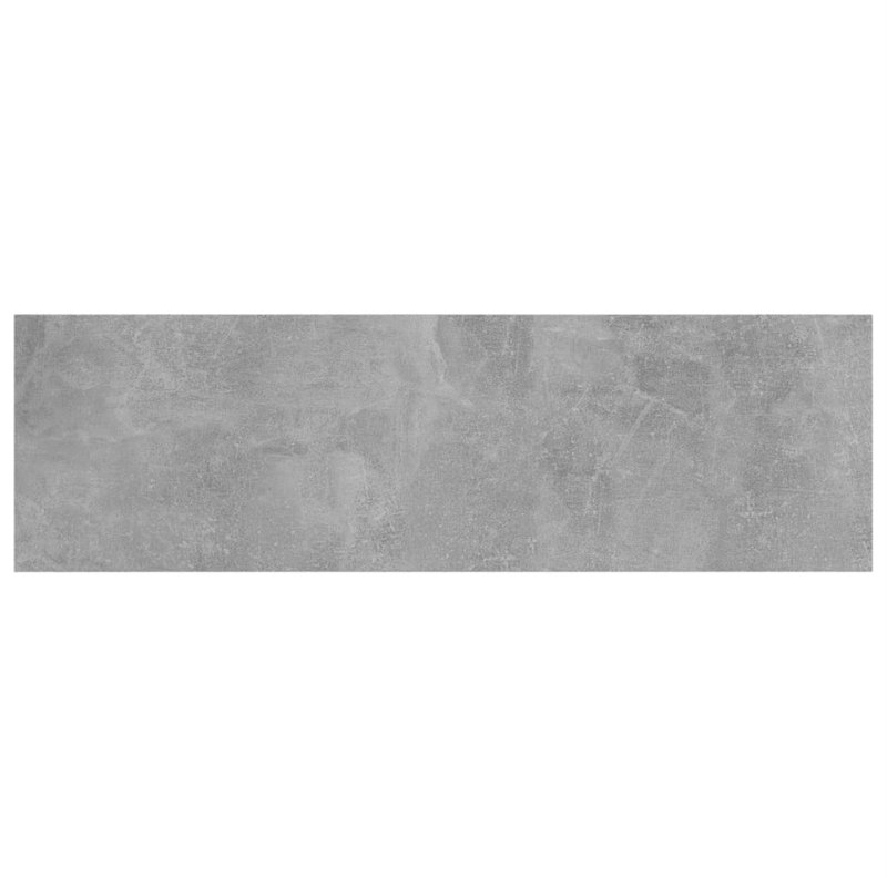 Floating Shelves Wall Shelving Wall Mounted Shelves Display Wall Units, 0.6" H x 39.4" W x 11.8" D, Concrete Gray