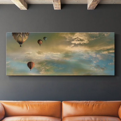 Sunset Rendezvous - Toile tendue avec châssis - Prêt à accrocher