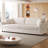 105" Polyester Loveseat Sofa,2 Seater Sofa With 2 Pillows,Sofa Couch,Modern Oversized Sofa For Living Room