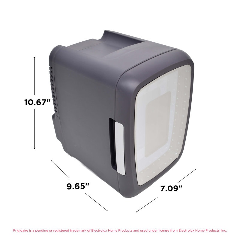 Frigidaire, mini réfrigérateur personnel 6 lumières / 4 litres, Noir