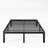Tykesha 12" Heavy Duty Bed Frame No Box Spring Needed, Metal Platform Bed Frame with Round Corners-534235648