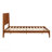 Mid-Century Modern Full Size 12 Inch Bamboo Wood Platform Bed With Wood Slat Metal Support, No Box Spring Needed, Easy Assembly-649038829-649038828