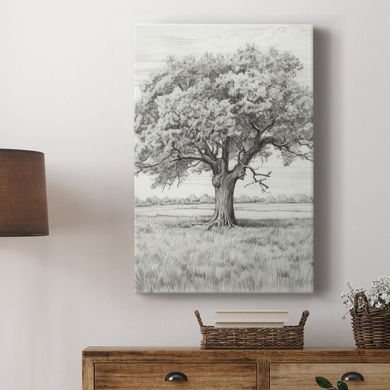 Paysage rétro XXVII - galerie Cavas sur mesure, H 27 po x l 18 po