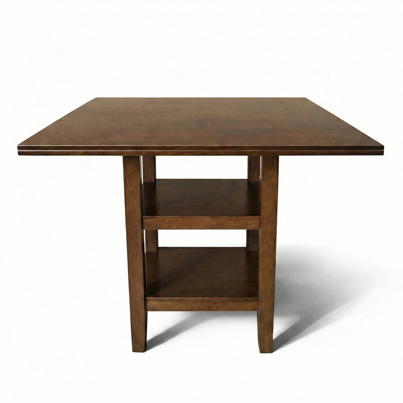 Table de salle à manger moderne à hauteur de comptoir carrée 41,3 po Modern