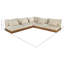 Canapé modulaire d'extérieur rembourré Ivry-1453116534