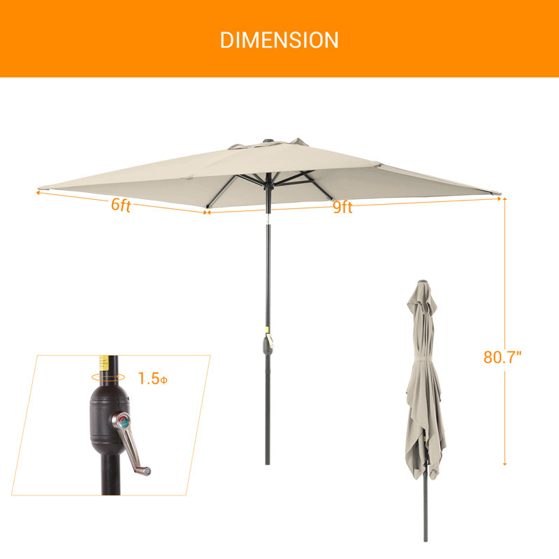 Parasol 72 po Rukia, Beige