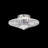 Origami Crystal LED Semi Flush Mount-70593331-70593332
