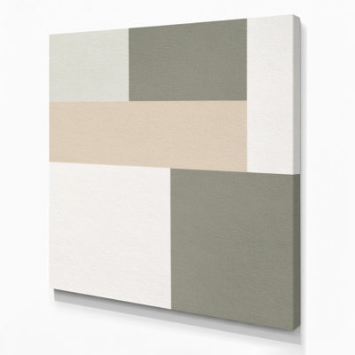 Minimalisme 94, art mural sur toile beige