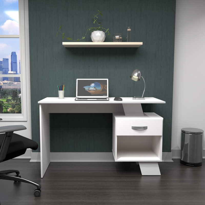 Kamuran Writing Desk, White