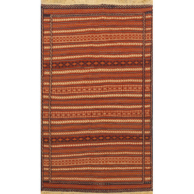 Tapis rayé kilim 3 x 5