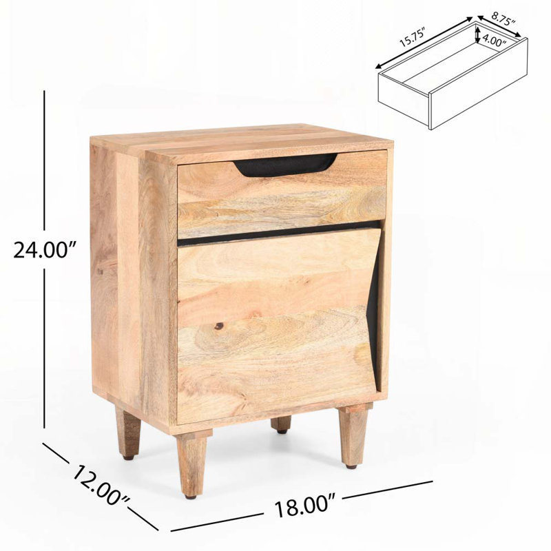 Wooden Sofa Side Table