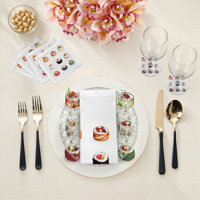 Sushi Go Pebble 16" Vinyl Placemat