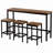 Counter Height Extra Long Dining Table Set-578097850
