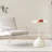 Small Coffee Table Set Of 2, Round Coffee End Table With Metal Frame White Side Table Centre Table For Living Room, Bedroom And Balcony, Modern Style