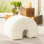 Aleaya 40.64cm Wide Round Solid Colour Footstool Ottoman