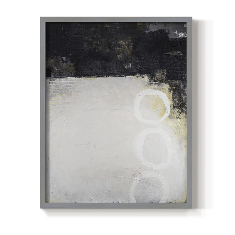 Below the Surface Framed Print - Solid Wood, Gray, 10" H x 8" W