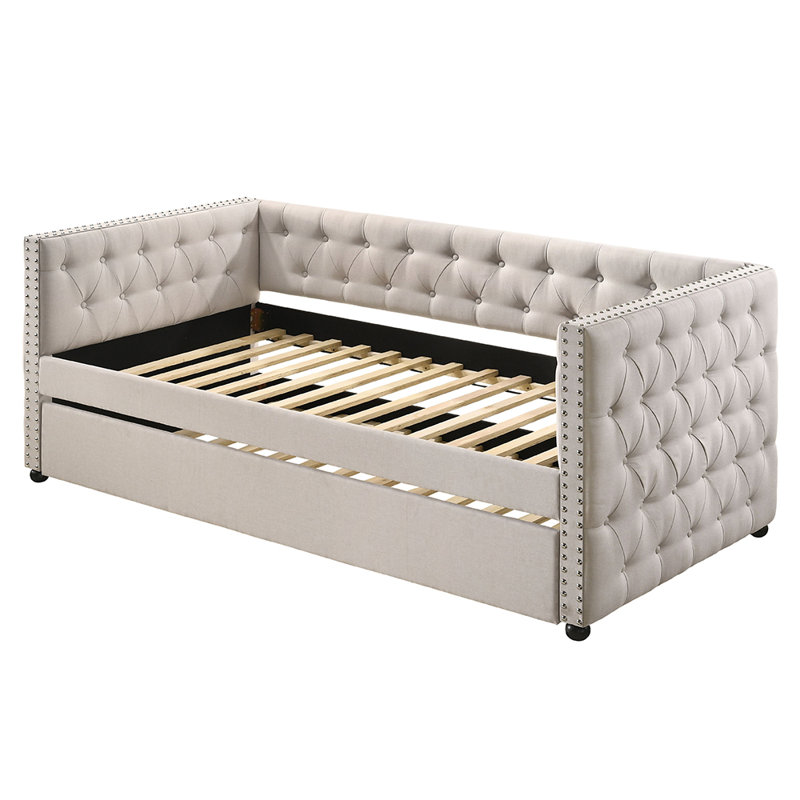 Bromley Daybed W/Trundle, Full, White