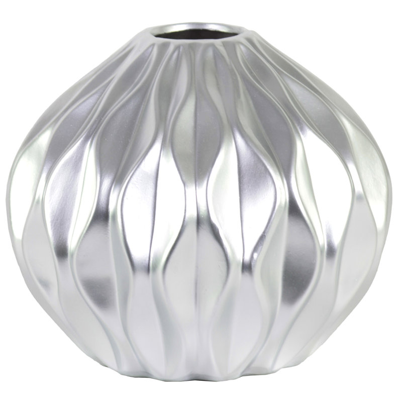 Vase pour table basse ronde en céramique Mischa