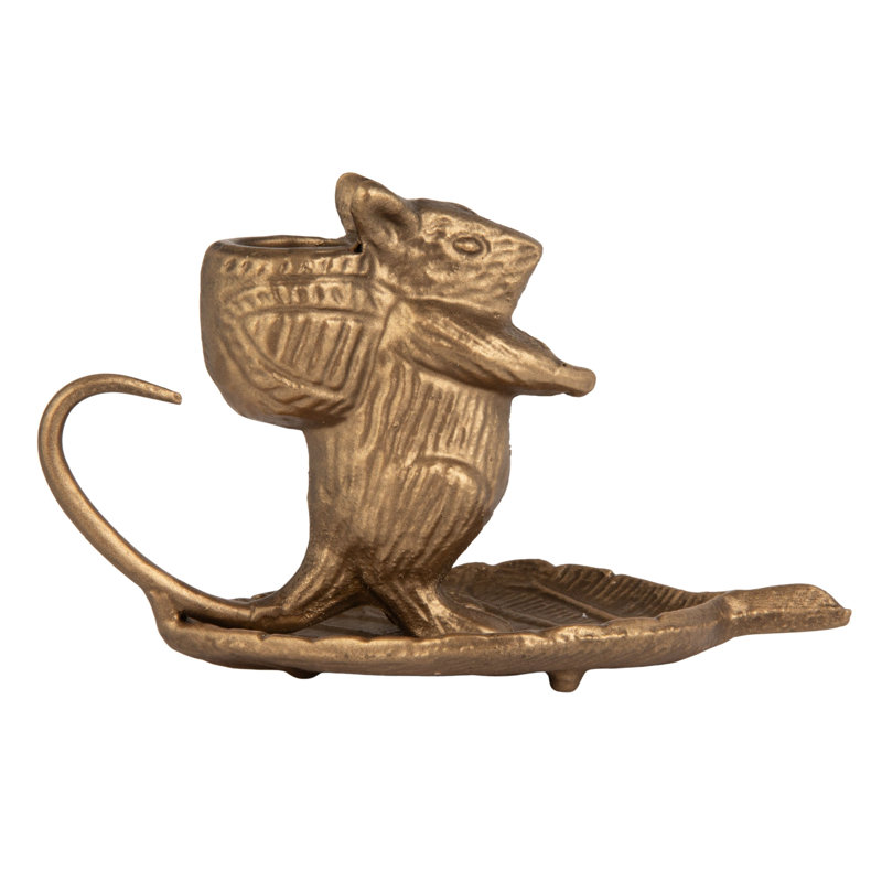 Porte-cône souris en métal coulé souris