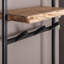 Steel 6 - Hook Wall Mounted Coat Rack with Storage