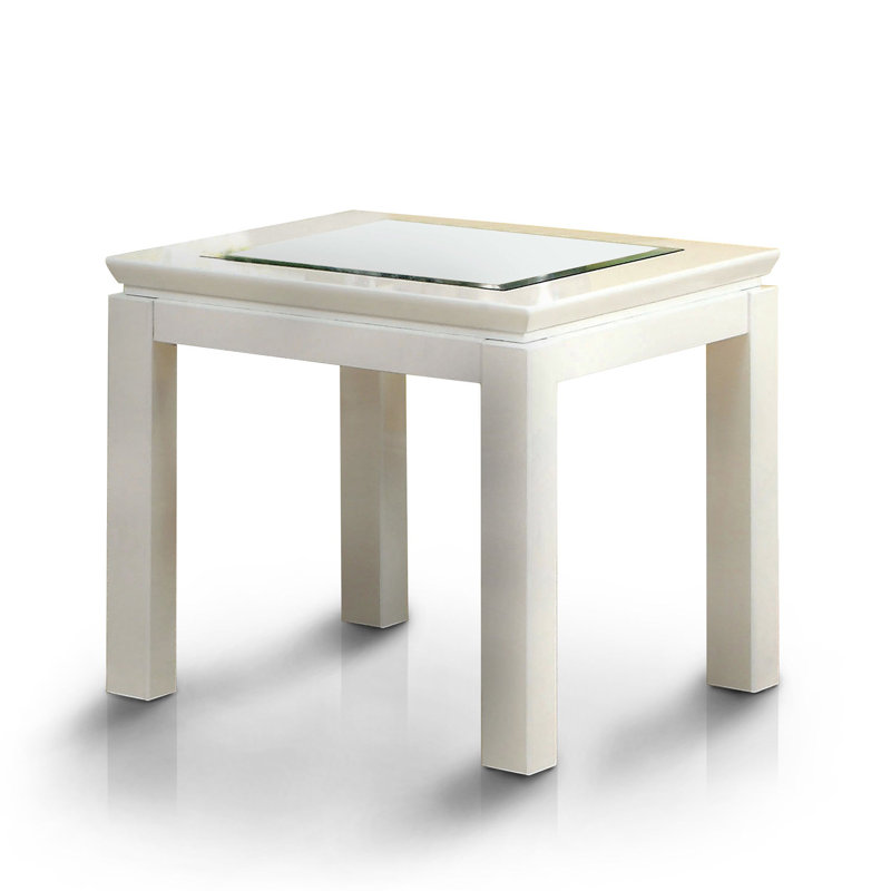 Table de bout Bovian, Blanc