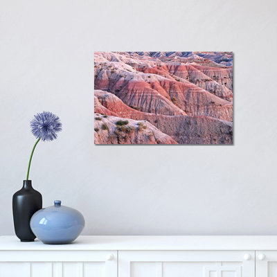 Dusk Colors Of The Badlands 1 Piece Wrapped Canvas Wall Art