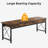 Tayesha 78.74'' W Double Computer Desk, Two Person Desk with 3 Drawers & 4 Hooks-1736158723