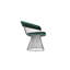 Chaise avec accoudoirs et accoudoirs en velours vert Pangea Home Modern-1903499052-1903499054