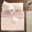 Édredon simple / simple TG de couleur rosée et dorée à motif géométrique doux-119105430-119105436