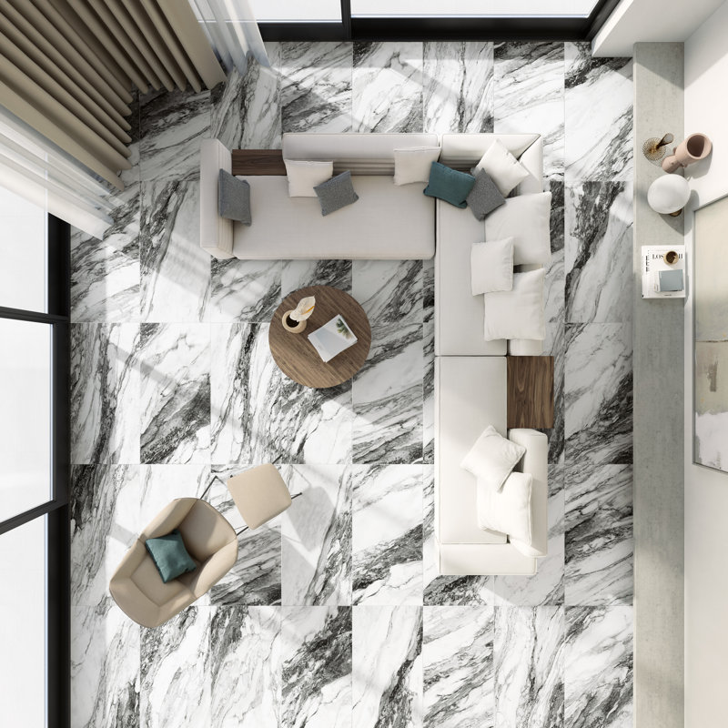 Touche 23-1/2 In. X 47-1/8 In. Porcelain Floor And Wall Tile
