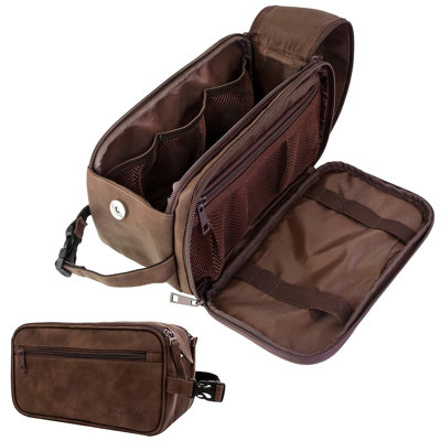 Toiletry Bag for Men, Travel Essentials Shaving Dopp Kit