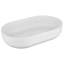 Lavabo vasque de salle de bain moderne ovale 24 "x14" pour meuble-lavabo moderne