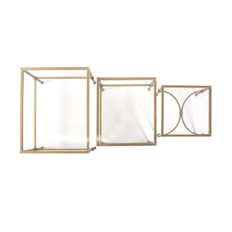 Bonnifait Antique Gold Nesting Tables